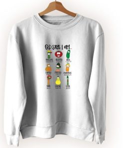 God Says I Am Enough Cute Sweatshirt Style