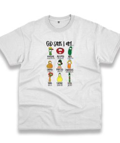 God Says I Am Enough Trendy Casual T Shirt