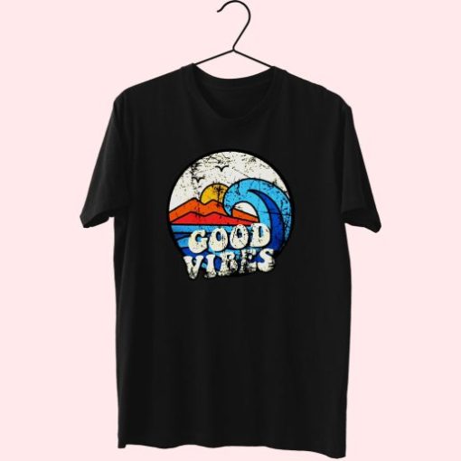 Good Vibes Wave Cute T Shirt