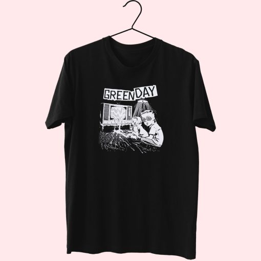 Green Day Tv Wasteland Graphic Essentials T Shirt