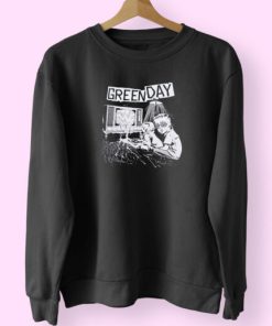 Green Day Tv Wasteland Graphic Sweatshirt Design