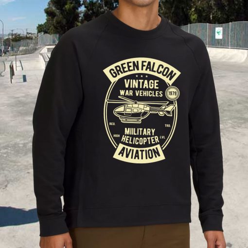 Green Falcon Funny Graphic Sweatshirt