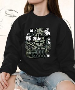 Grenade War Tank Funny Graphic Sweatshirt