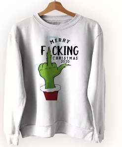 Grinch Hand Merry Fucking Christmas Ugly Christmas Sweater