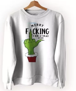 Grinch Hand Merry Fucking Christmas Ugly Christmas Sweater 4
