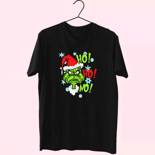 Grinch Mashup Santa Ho Ho Ho T Shirt Xmas Design