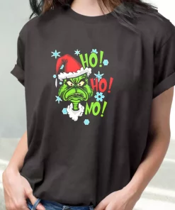 Grinch Mashup Santa Ho Ho Ho T Shirt Xmas Design