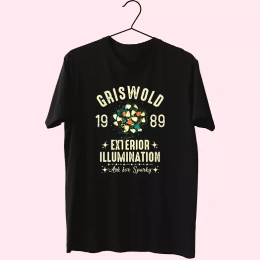 Griswold Family Exterior Illumination T Shirt Xmas Design