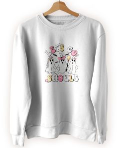 Groovy Let’s Go Ghouls Halloween Ghost Cool Sweatshirt