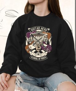 Guitar Hero Funny Graphic Sweatshirt