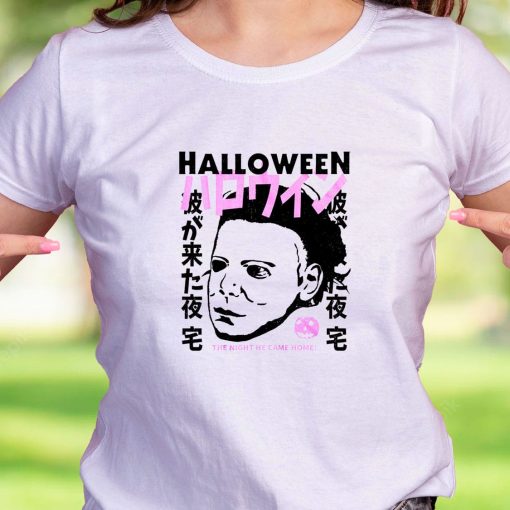 Halloween Japanese Movie Poster Michael Myers Casual T Shirt