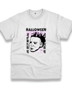 Halloween Japanese Movie Poster Michael Myers Casual T Shirt 4