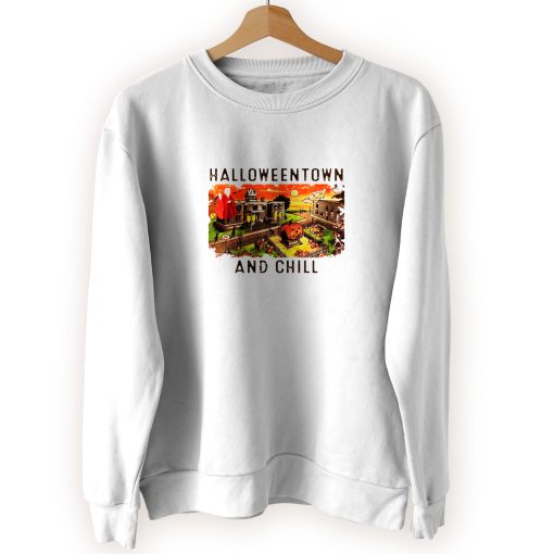 Halloweentown And Chill Cool Sweatshirt