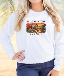 Halloweentown And Chill Cool Sweatshirt 2 Halloweentown And Chill Cool Sweatshirt 3