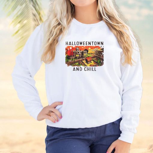 Halloweentown And Chill Cool Sweatshirt