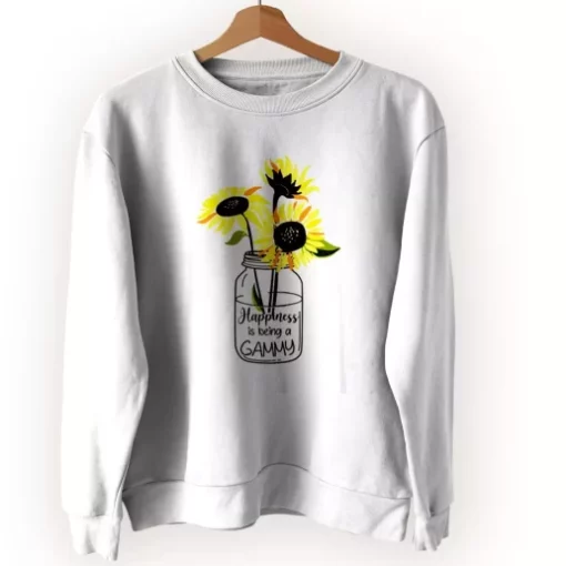 Happiness Is Being Gammy Life Sunflower Sweatshirt Earth Day Costume
