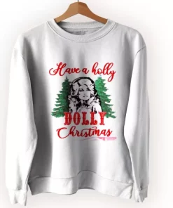 Have A Holly Dolly Parton Christmas Ugly Christmas Sweater 4