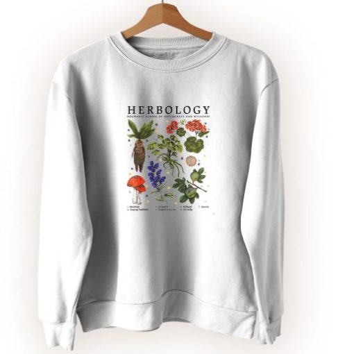 Herbology Plants Botanical Vintage Sweatshirt