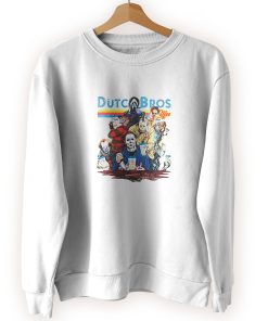 Horror Movies Characters at Dutch Bros Coffee Cool Sweatshirt Horror Movies Characters at Dutch Bros Coffee Cool Sweatshirt