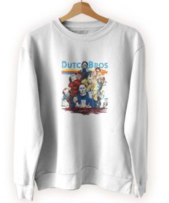Horror Movies Characters at Dutch Bros Coffee Cool Sweatshirt 3 Horror Movies Characters at Dutch Bros Coffee Cool Sweatshirt 4