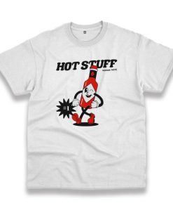 Hot Stuff Spicy Sauce Bottle Trendy Casual T Shirt