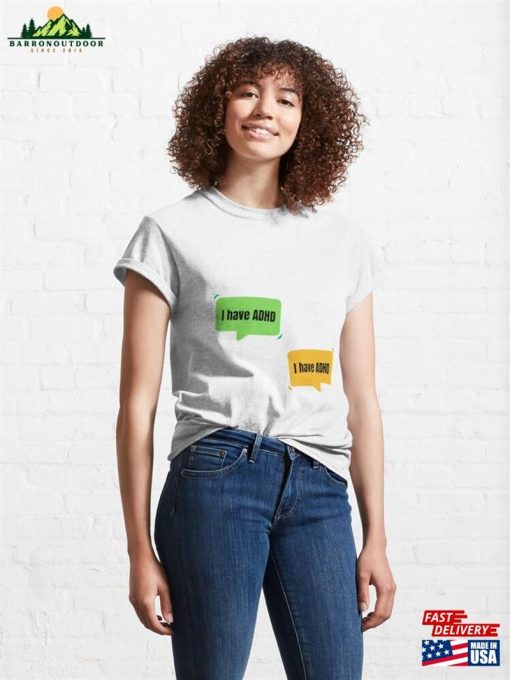 I Have Adhd Sticker Pack T-Shirt Unisex