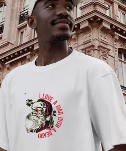 I Love A Man With A Beard Like Santa Funny Christmas T Shirt 2 I Love A Man With A Beard Like Santa Funny Christmas T Shirt 3