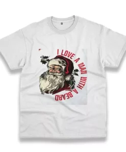 I Love A Man With A Beard Like Santa Funny Christmas T Shirt 3 I Love A Man With A Beard Like Santa Funny Christmas T Shirt 4