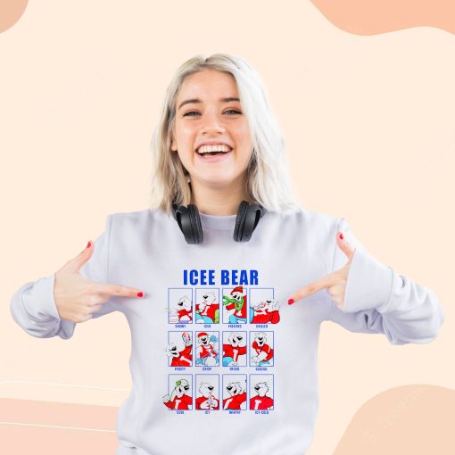 ICEE Bear Emotions Face Cool Sweatshirt