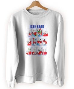 ICEE Bear Emotions Face Cool Sweatshirt 4