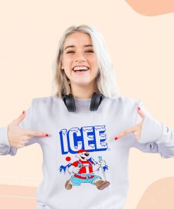 ICEE Bear Happy Hiking Cool Sweatshirt