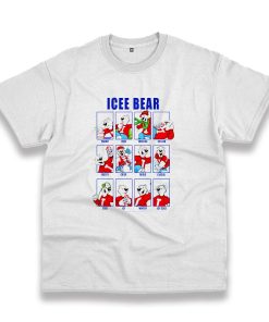 Icee Bear Emotions Face Casual T Shirt Icee Bear Emotions Face Casual T Shirt