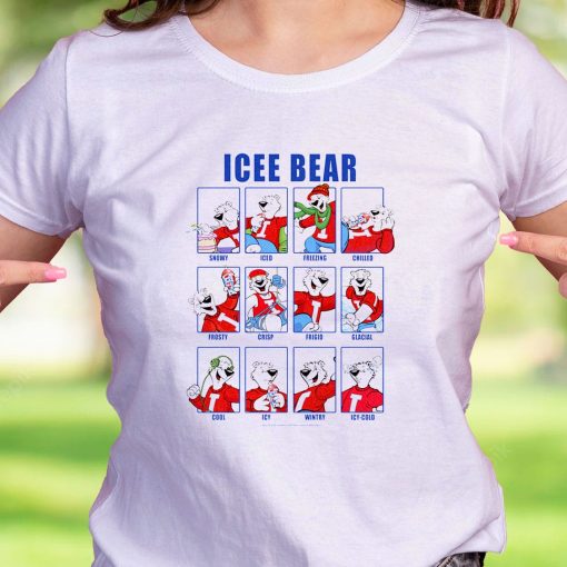 Icee Bear Emotions Face Casual T Shirt