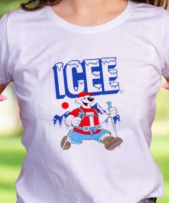 Icee Bear Happy Hiking Casual T Shirt