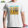 Illustration Of Young Boys Standing Together In A Meadow Under The Sun Classic T-Shirt