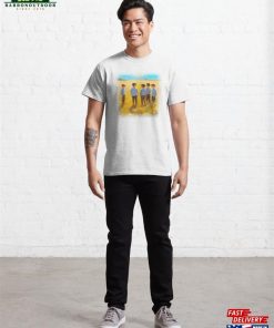 Illustration Of Young Boys Standing Together In A Meadow Under The Sun Classic T-Shirt 2 Illustration Of Young Boys Standing Together In A Meadow Under The Sun Classic T Shirt 3
