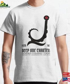Innsmouth Fishing Tours Cthulhu Lovecraft Classic T-Shirt Hoodie Innsmouth Fishing Tours Cthulhu Lovecraft Classic T-Shirt Hoodie
