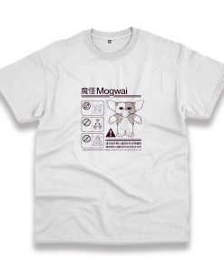 Japanese Mogwai Care Instruction Gremlins Gizmo Casual T Shirt Japanese Mogwai Care Instruction Gremlins Gizmo Casual T Shirt