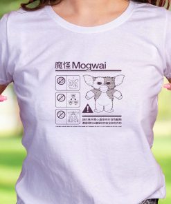 Japanese Mogwai Care Instruction Gremlins Gizmo Casual T Shirt