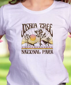 Joshua Tree National Park Retro Casual Earth Day T Shirt