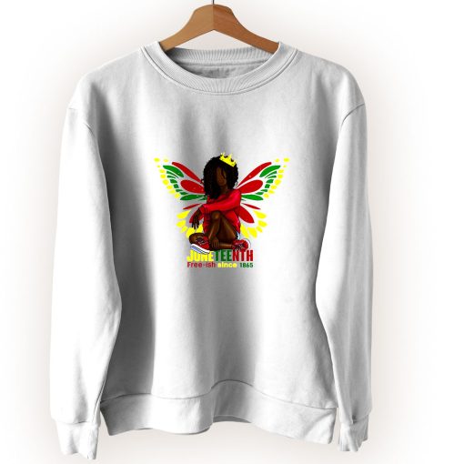 Juneteenth Butterfly Queen Vintage Sweatshirt