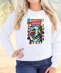 Justice League Crisis On Earth Sweatshirt Earth Day Costume