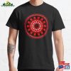 Kaleidoscope Ominous Red In Celtic Circle Frame 13 Classic T-Shirt Unisex