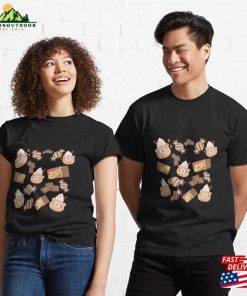 Kawaii Candy Bear Pattern Classic T-Shirt Unisex