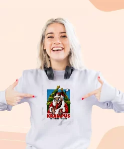 Krampus Is Coming To Town Ugly Christmas Sweater