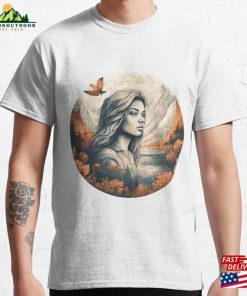 Lady In Nature Classic T-Shirt Sweatshirt Hoodie Lady In Nature Classic T-Shirt Sweatshirt Hoodie