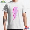 Layered Pink Lightning Classic T-Shirt Hoodie Sweatshirt