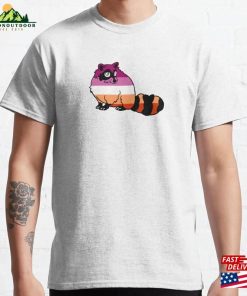 Lesbian Pride Raccoon Classic T-Shirt Sweatshirt Lesbian Pride Raccoon Classic T-Shirt Sweatshirt