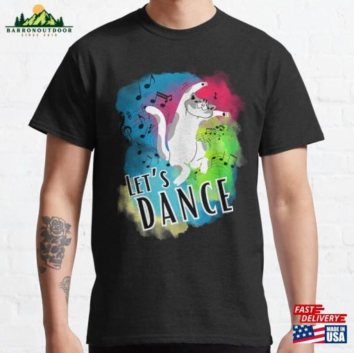 Let’s Dance Joyful Cat In A Holiday Vibe And Summer Unisex T-Shirt