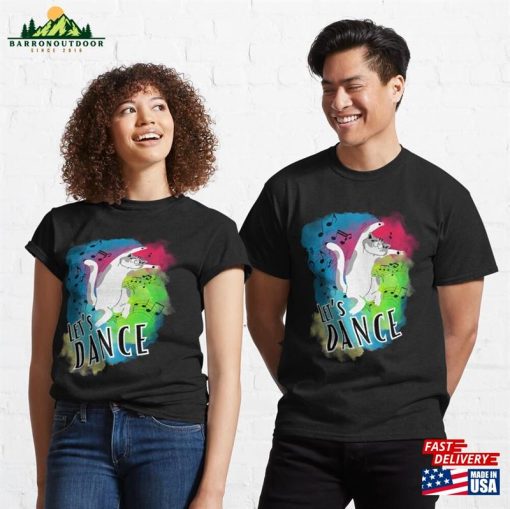 Let’s Dance Joyful Cat In A Holiday Vibe And Summer Unisex T-Shirt